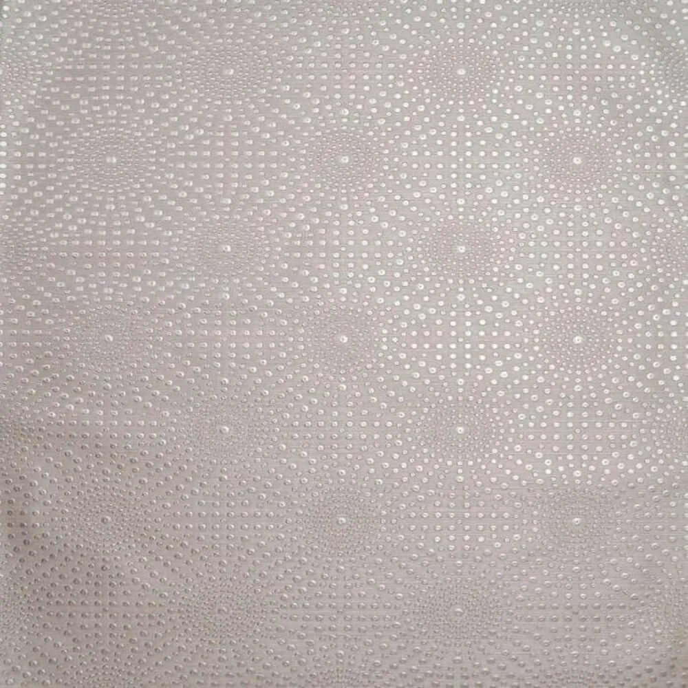 NIP 2 Double Rolls YORK WALLPAPER Textured MCM Circle Burst Taupe Gold Y6220902
